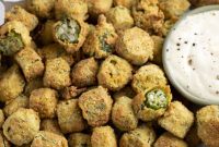 Perfectly Crispy Air Fryer Okra