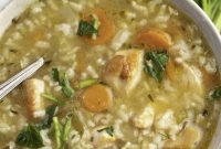 Quick Instant Pot Chicken Rice Soup