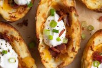 Crispy Air Fryer Potato Skins