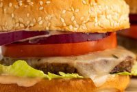 Air Fryer Frozen Burgers with Secret Sauce