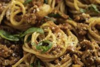 Hearty Turkey Spaghetti