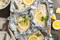 Zesty Lemon Butter Cod in Grilled Foil