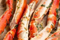 Savory Garlic Butter Grilled Crab Legs