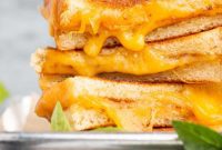 No Skillet Grilled Cheese