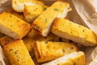 Crispy Air Fryer Frozen Garlic Bread