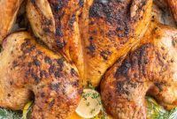 Crispy Grilled Spatchcock Turkey with Savory Gravy