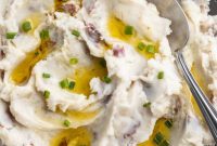 Blushed Smashed Potatoes