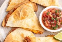 Crispy Air Fryer Quesadillas