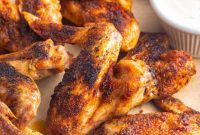 Crunchy Oven-Baked Whole Chicken Wings