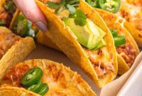 Crispy Baked Chicken Tacos