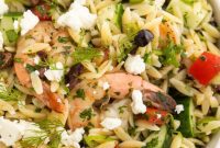 Zesty Greek Shrimp and Orzo with Feta