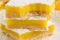 Tangy Plant-Based Lemon Bars