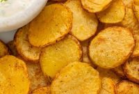 Irresistible Air Fryer Potatoes with Creamy Herb Sauce