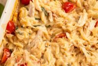 Hearty Chicken Orzo Bake