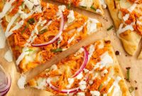 Spicy Buffalo Chicken Flatbread