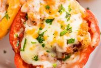 Hearty Turkey Bell Pepper Boats