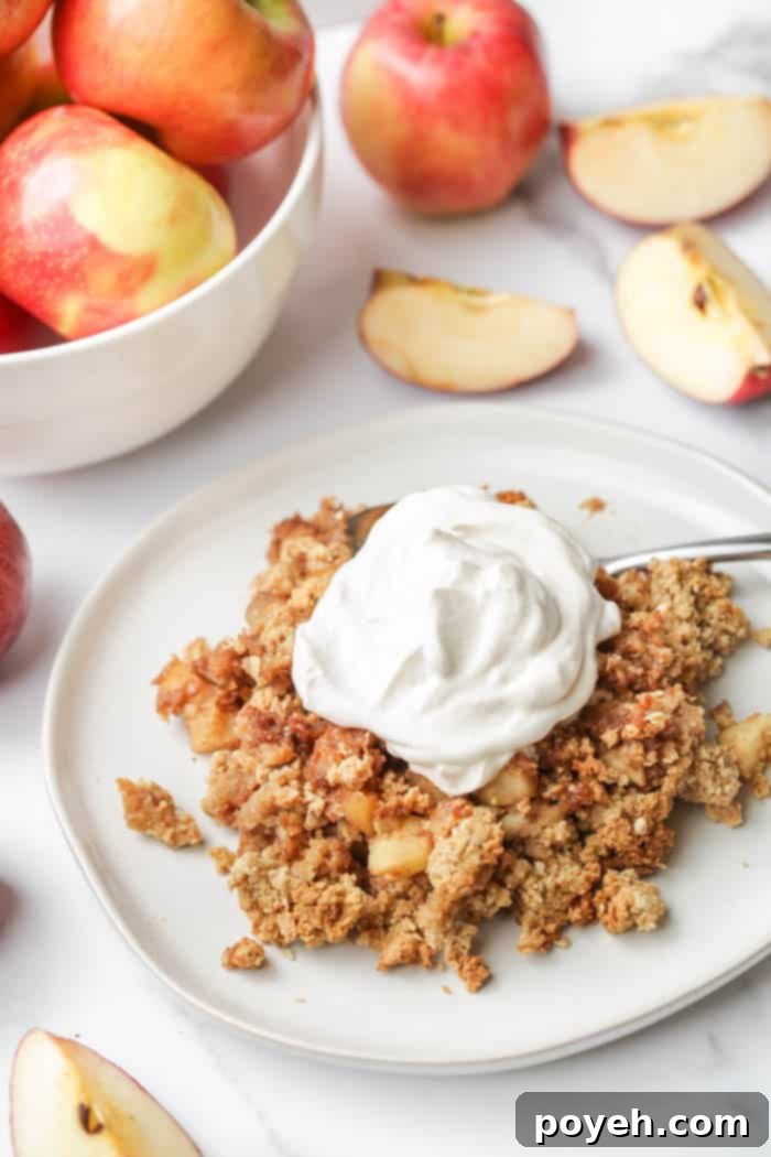 Cozy Vegan Apple Crumble 1 featured 5101