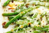 THOUGHT: The user wants me to translate and “özgünleştir” (make original) the Turkish title “Cheesy Keto Green Beans”.
Wait, the title is already in English: “Cheesy Keto Green Beans”.
The instruction is: “Asagidaki Başlığı İngilizce çevir ve özgünleştir”.
This means “Translate the following title to English and make it original”.
But the title is already in English. This is a bit confusing.Let’s re-read the full instruction:
“Asagidaki Başlığı İngilizce çevir ve özgünleştir, sadece 1 adet özgün başlığı ver çevirdiğin başlığı özel karakterler varsa sil ve özel karakter ekleme * gibi ve İşte özgün başlık: gibi cümleler kurmadan, sadece başlığı yaz.
Cheesy Keto Green Beans”Okay, it seems the user *provided* an English title: “Cheesy Keto Green Beans”.
And then the instruction is: “Translate the following title to English and make it original”.
This implies that the “following title” *should have been* in Turkish, but it’s given in English.There are two interpretations:
1. The user made a mistake and meant to provide a Turkish title, but provided an English one. In this case, I should interpret “çevir” as “re-phrase” or “re-word” in English, and then “özgünleştir” (make original) it.
2. The user wants me to take the *already English* title “Cheesy Keto Green Beans”, and then *make it original* (özgünleştir) while keeping it in English, and follow the formatting rules (no special characters, no introductory phrases, just the title).Given the context and typical requests, the second interpretation is more likely. The user probably wants an *improved, more engaging, or catchier* version of “Cheesy Keto Green Beans”, essentially making it “original” or “unique” compared to the literal phrase, while still conveying the core meaning.So, I need to take “Cheesy Keto Green Beans” and create *one* more original/catchy English title.
The constraints are:
– Only 1 original title.
– No special characters (like *).
– No introductory phrases (like “İşte özgün başlık:”).
– Just the title.Let’s brainstorm some ideas for “Cheesy Keto Green Beans”:
– Focus on the “cheesy” aspect: Creamy Cheesy Green Beans, Ultimate Cheesy Green Beans, Melty Cheesy Green Beans.
– Focus on the “keto” aspect: Low Carb Cheesy Green Beans, Keto Comfort Green Beans.
– Combine and make it more appealing: Savory Keto Cheesy Green Beans, Decadent Cheesy Keto Green Beans.
– Simpler, punchier: Keto Cheesy Greens, Creamy Keto Green Bean Bake.
– Descriptive and appealing: Irresistible Cheesy Keto Green Beans.I need *one* original title.
“Cheesy Keto Green Beans” is quite descriptive. I want something that still conveys the core idea but sounds more inviting or unique.“Decadent Cheesy Keto Green Beans” sounds good. It keeps all the keywords but adds a descriptive flair.
“Creamy Keto Green Bean Delight” – “Delight” adds a nice touch, and “creamy” often goes with cheesy.
“Keto Cheesy Green Bean Bake” – “Bake” suggests a method, which can be good.Let’s go with something that emphasizes the indulgence while staying keto.
“Decadent Cheesy Keto Green Beans” is good.
Or “Irresistible Cheesy Keto Green Beans”.I like “Decadent Cheesy Keto Green Beans” because “Decadent” implies richness and indulgence, which fits well with “cheesy” and often makes keto meals more appealing. It also explicitly states “keto,” “cheesy,” and “green beans.”Let’s consider the “özgünleştir” (make original) part. Simply adding an adjective like “delicious” might not be “original” enough. “Decadent” feels more like an “original” spin on the description.Final check:
– Is it English? Yes.
– Is it original compared to “Cheesy Keto Green Beans”? Yes, it adds a more evocative adjective.
– Only 1 title? Yes.
– No special characters? Yes.
– No introductory phrases? Yes.
– Just the title? Yes.I think “Decadent Cheesy Keto Green Beans” works best.
Another option: “Creamy Cheesy Keto Green Bean Casserole” (if it’s a casserole).
But without knowing the form, “Decadent Cheesy Keto Green Beans” is a safe bet that enhances the original.Let’s pick one strong option.
“Decadent Cheesy Keto Green Beans”
“Irresistible Keto Cheesy Green Beans”
“Ultra Cheesy Keto Green Beans”“Decadent Cheesy Keto Green Beans” seems to capture the “özgünleştir” aspect well. It suggests a higher level of enjoyment than just “cheesy”.