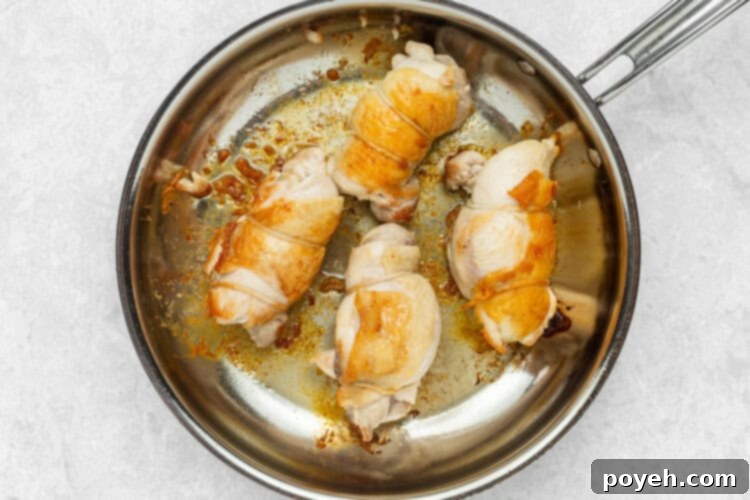 Step 3: Preparing the braising liquid in a large pot.