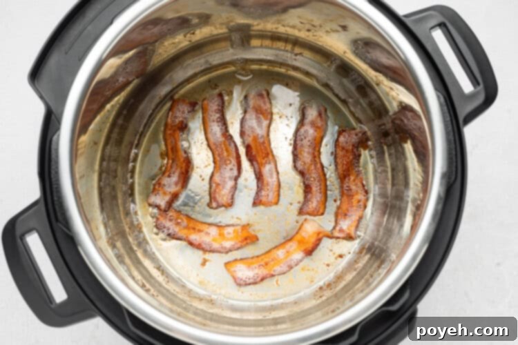 Instant Pot Bacon Perfection 4 instant pot bacon step 2