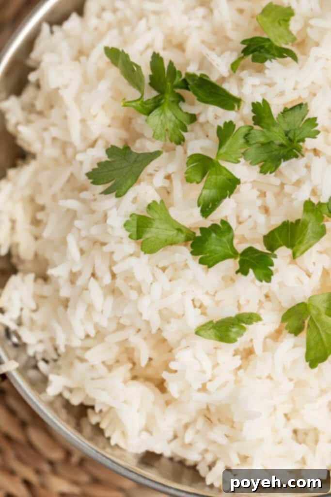 Perfect Instant Pot Basmati Rice 5 Basmati rice in a bowl