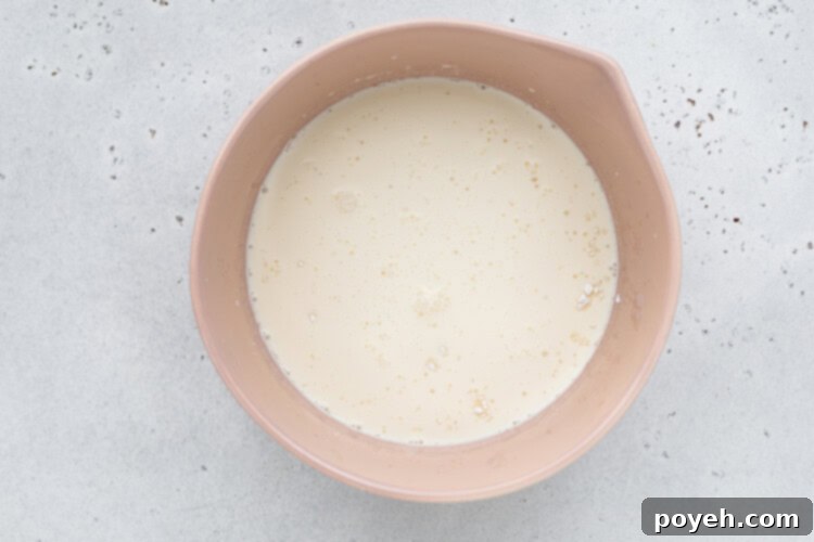 mixing ingredients for keto whipped cream