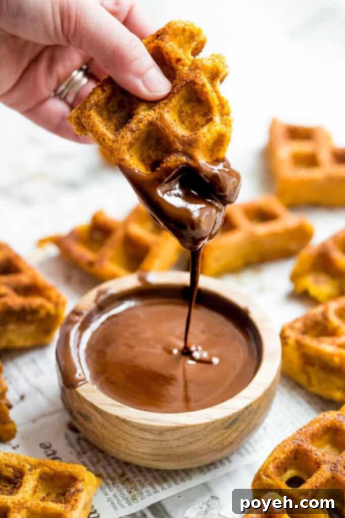 Paleo Pumpkin Churros with Dark Chocolate Sauce