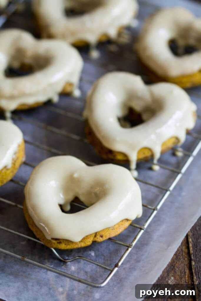 Vegan pumpkin donuts