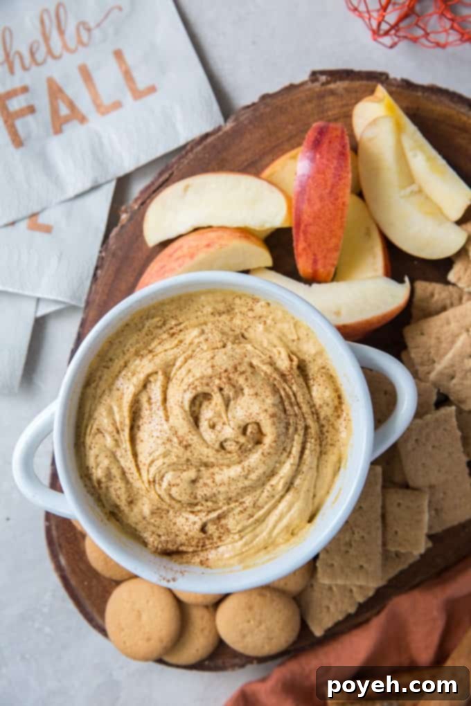 Pumpkin cheesecake dip