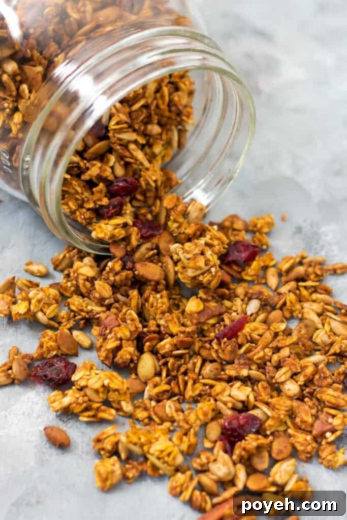 Pumpkin seed granola