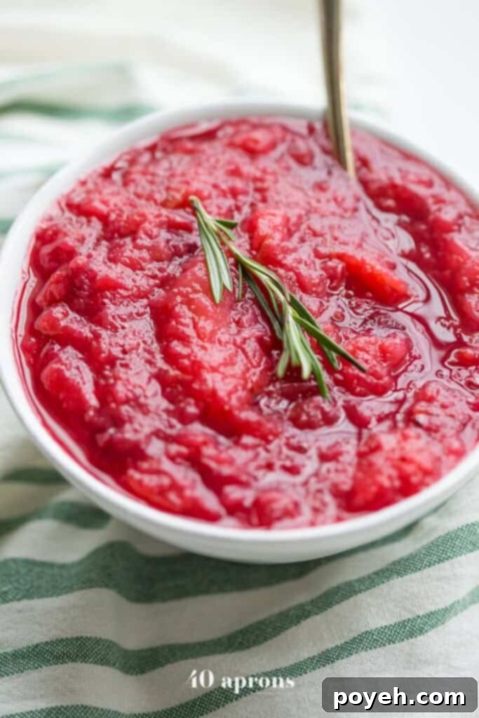 Cranberry sauce