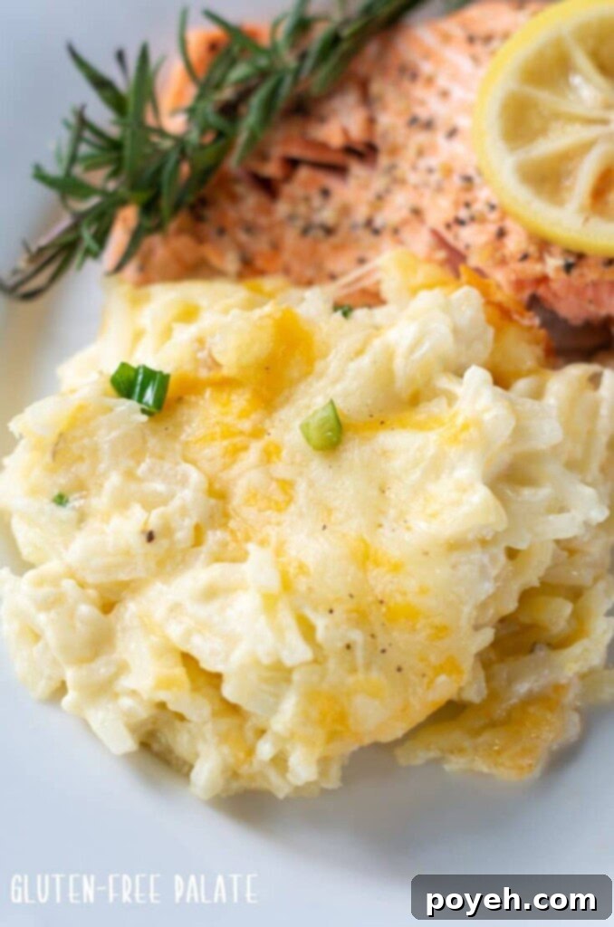 Gluten free cheesy potatoes